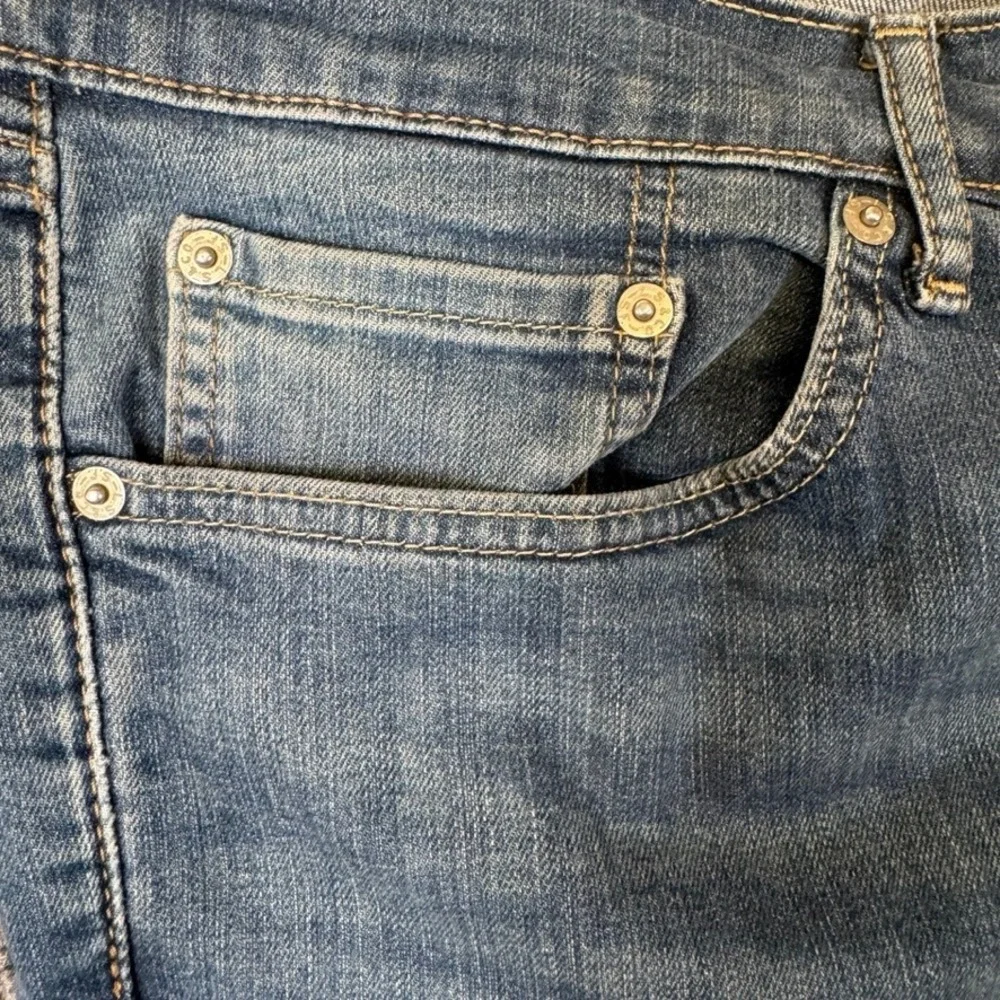 Levis 541 Mens Jeans 44x30 Blue Medium Wash Athletic Taper Stretch Denim